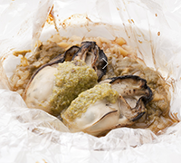 北海道知内町の牡蠣とふっくりんこ米のオーモニエール