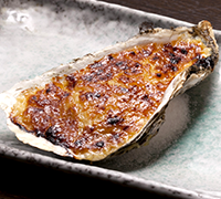知内牡蠣の西京味増焼き