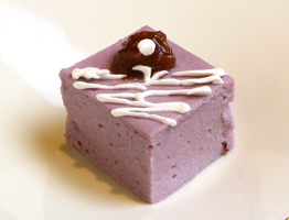 紫芋の和風ムース