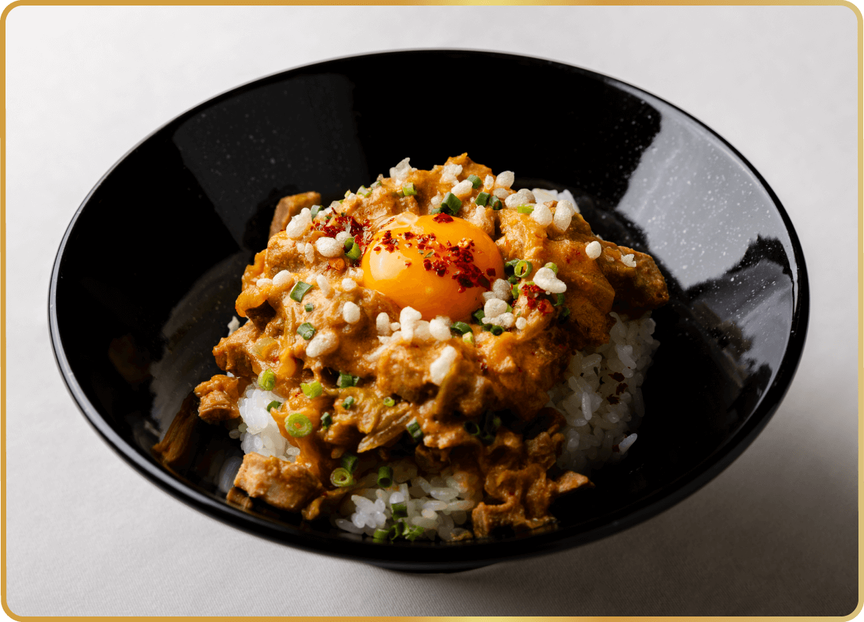 鮪牛乳土手煮丼