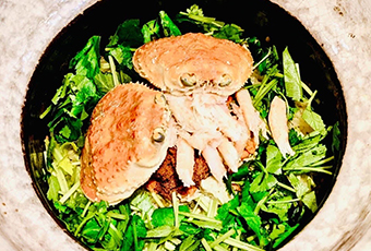 セイコ蟹の土鍋ご飯