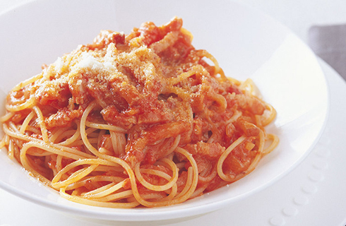 ピリ辛トマトのスパゲティ