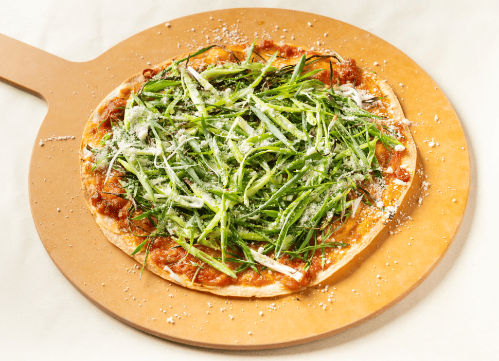 牧石ねぎを使用した ねぎまみれ PIZZA