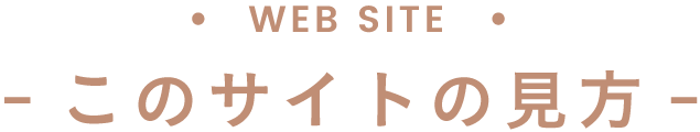 このサイトの見方