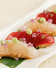 本懐石酢めしの握り寿司